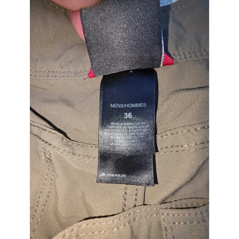 The North Face Horizon Cargo Shorts Mens 35 Khaki Tan Lightweight Hiking Outdoor